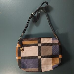 Stylish Plaid Crossbody Bag